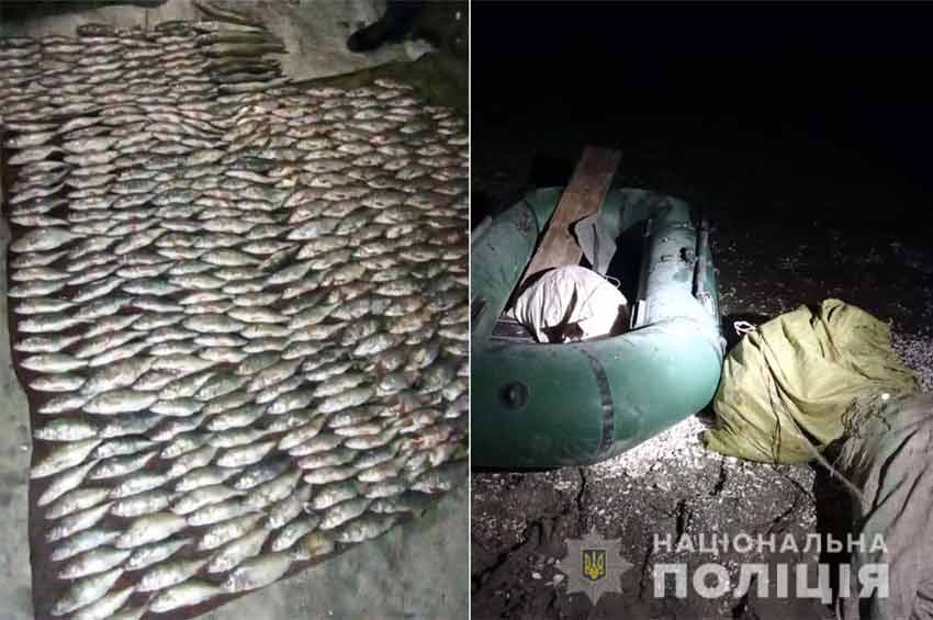 Майже на мільйон гривень браконьєр наловив риби на Дністровському водосховищі