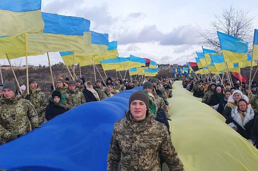 Хмельницька, Тернопільська та Чернівецька області відзначили День Соборності України