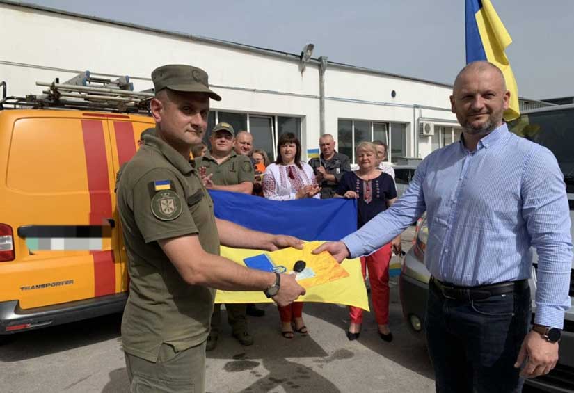 До Дня Незалежності України «Хмельницькгаз» передав Національній гвардії автомобіль 