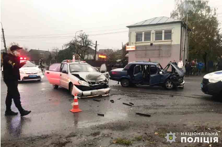 У Старокостянтинові в ДТП травмувалось шестеро осіб