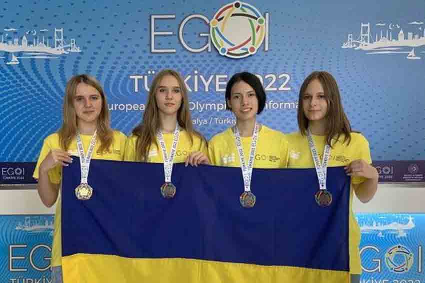 Українки здобули три золоті медалі на Європейській олімпіаді з інформатики для дівчат в Туреччині