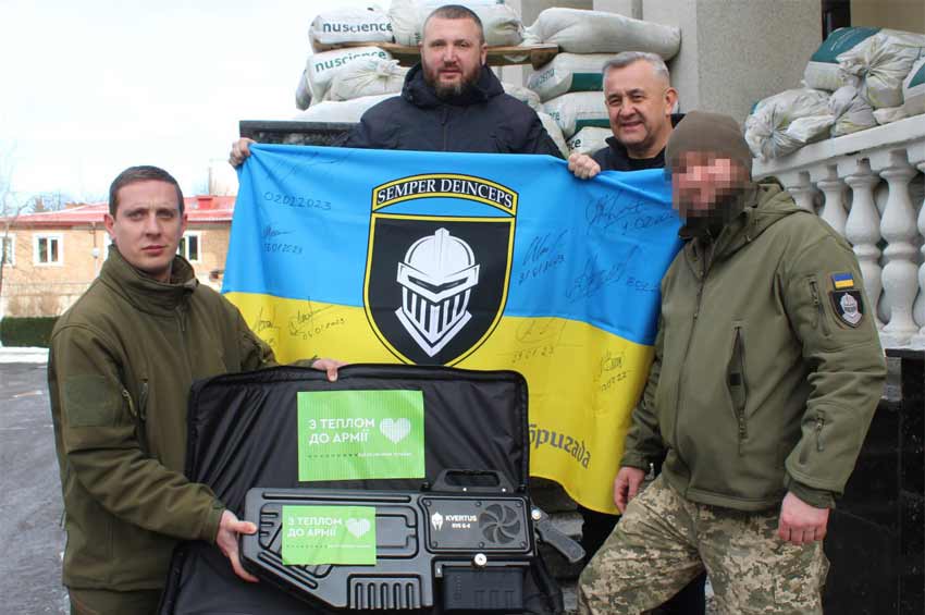 Черговий антидроновий комплекс передали захисникам з Хмельниччини