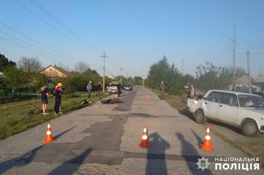 На Шепетівщині в ДТП травмувався 15-річний мотоцикліст