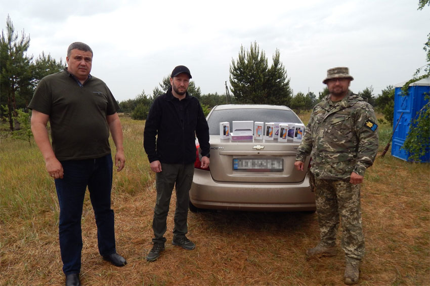 Сергій Тюрін передав військовослужбовцям із Шепетівщини сучасне технічне обладнання