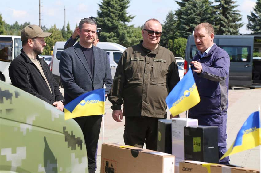 Рятівники та військові Хмельниччини отримали чергову допомогу від Енергоатома