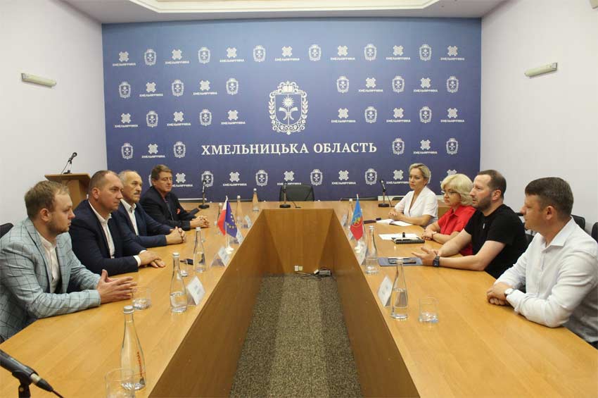 Хмельниччину відвідала делегація з Польщі: обговорили питання налагодження майбутнього співробітництва