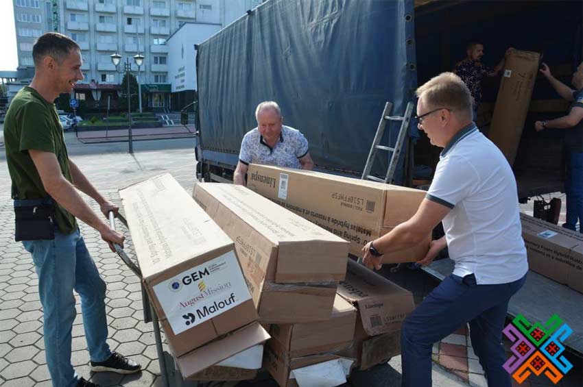 На гуманітарний штаб Хмельницької облради надійшла гуманітарна допомога від американських партнерів