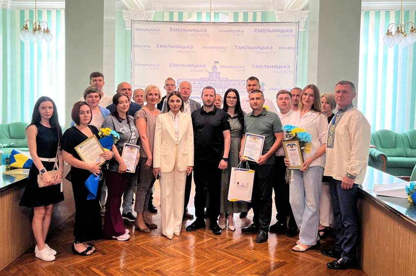 Кращих підприємців Хмельницької області відзначили Почесними грамотами ОВА