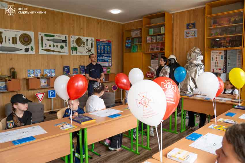 Для школярів ліцею селища Антоніни Хмельницького району розпочав роботу Клас безпеки