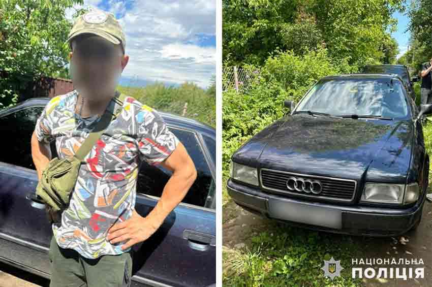У Хмельницькому затримали чоловіка, який викрав мотоцикл та автомобіль