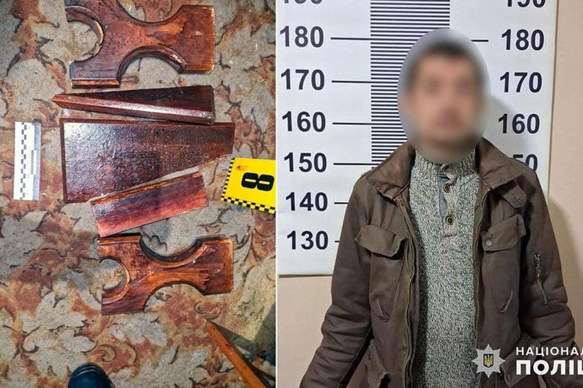 У Шепетівці чоловік під час застілля вбив знайомого дерев'яною табуреткою 