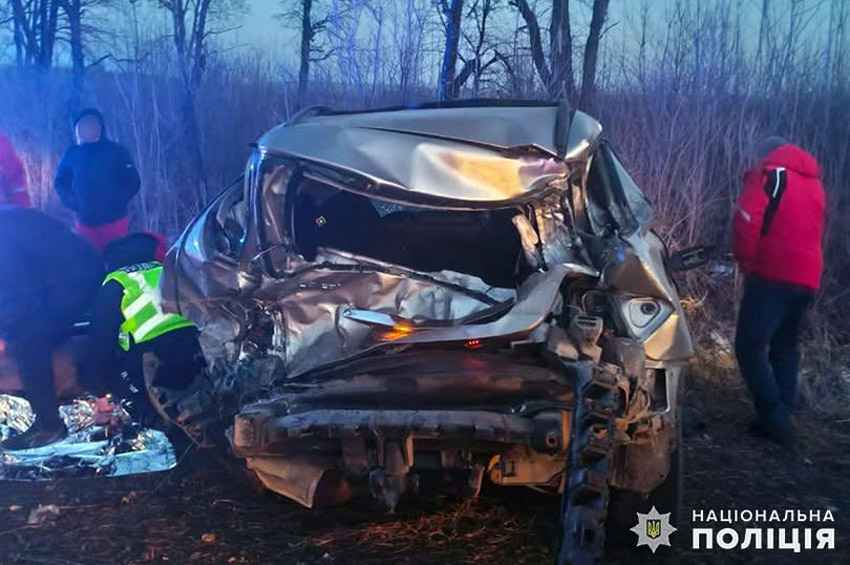 На Кам’янеччині автівка з'їхала в кювет та перекинулася