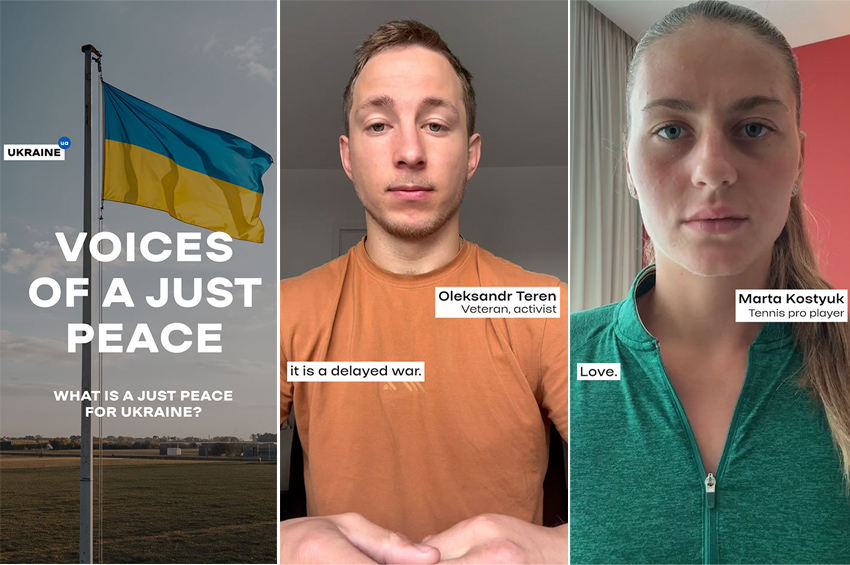 Ukraine.ua закликає жителів Хмельниччини записати відео про справедливий мир та приєднатись до Voices of Just Peace