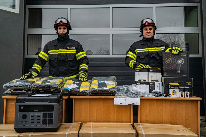 Рятувальники Хмельниччини отримали допомогу від рятувальників Польщі