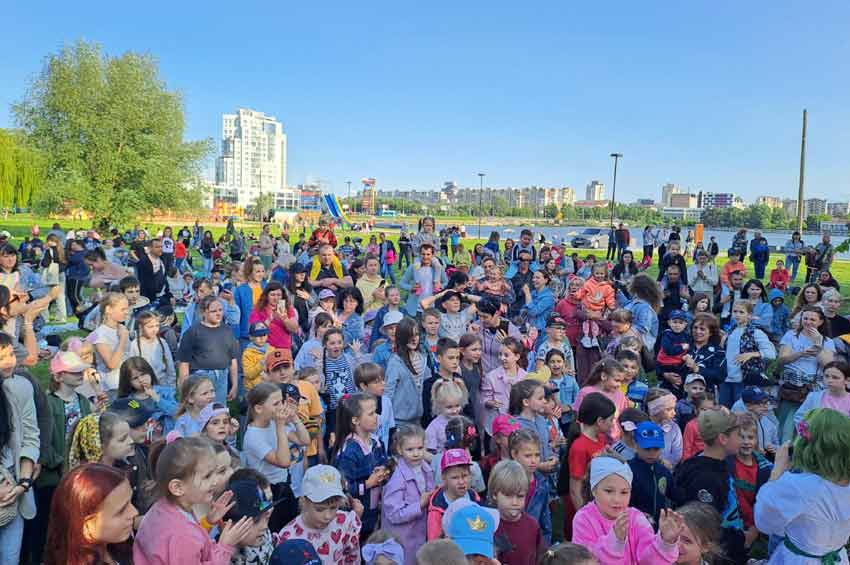 У Молодіжному парку Хмельницького влаштували свято для малечі