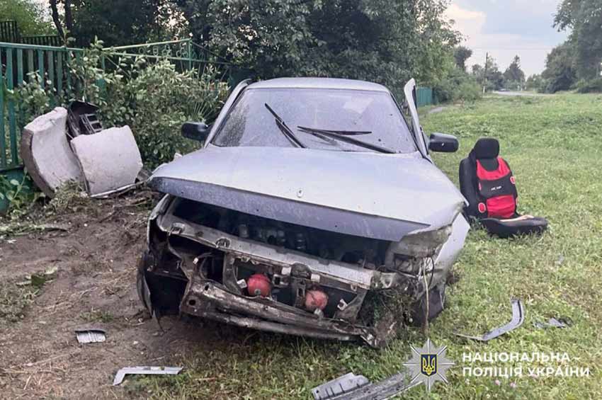Аварія на Старокостянтинівщині: троє в лікарні, водій — нетверезий