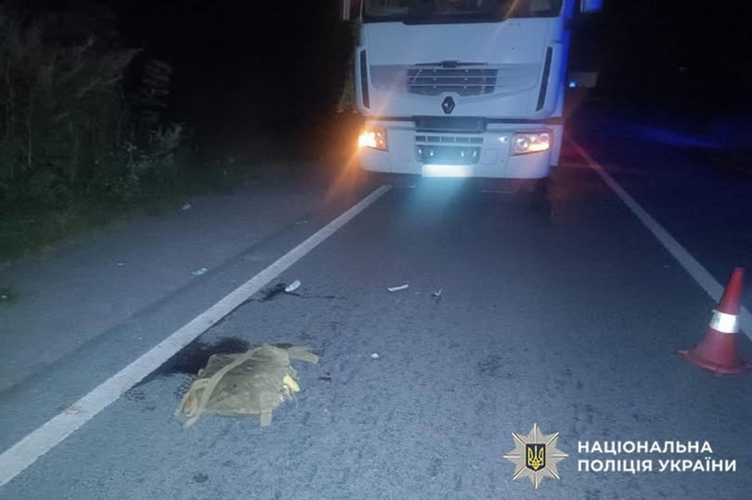 На Білогірщині вантажівка збила пішохода