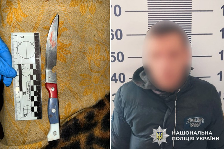 У Шепетівці пасинок зарізав вітчима: за скоєне йому загрожує до 15 років ув’язнення