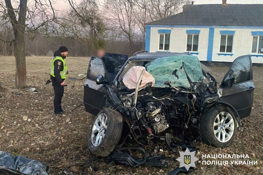 На Летичівщині в ДТП загинув водій BMW: автомобіль врізався в дерево