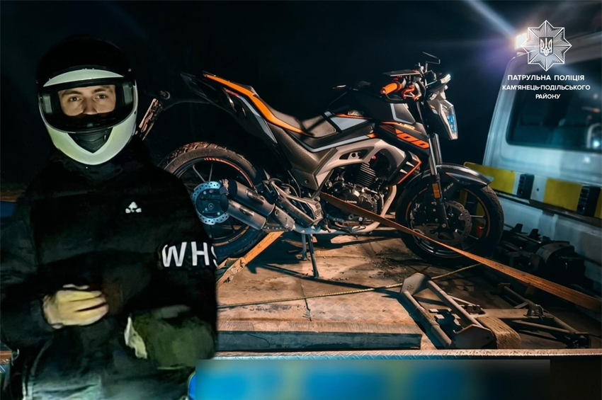 У Дунаївцях неповнолітній без прав їздив містом під час комендантської години