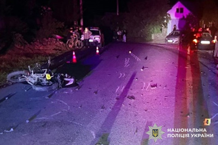Смертельна ДТП на Хмельниччині: загинув 15-річний водій мотоцикла