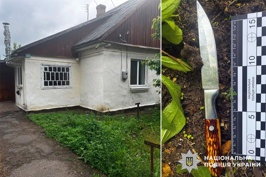 На Шепетівщині батько під час застілля вдарив сина ножем у груди