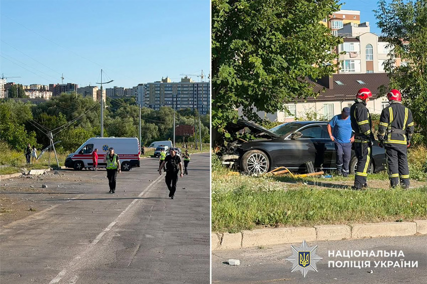 У Хмельницькому нетвереза водійка Mercedes спричинила ДТП