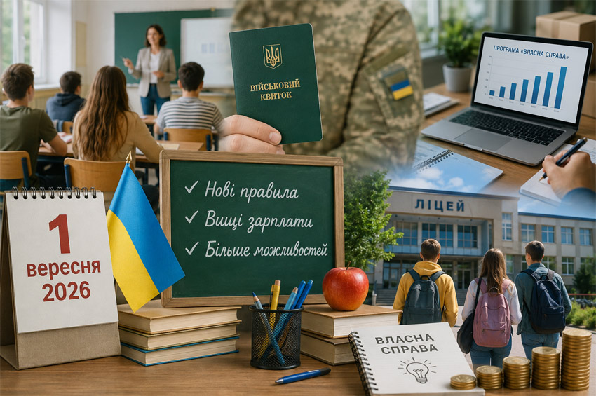 Зарплати вчителів, реформа старшої школи і нові правила бронювання: що змінилося в Україні з 1 вересня