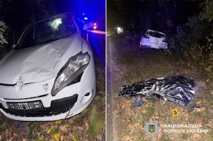 На Хмельниччині автівка на смерть збила 76-річного пішохода