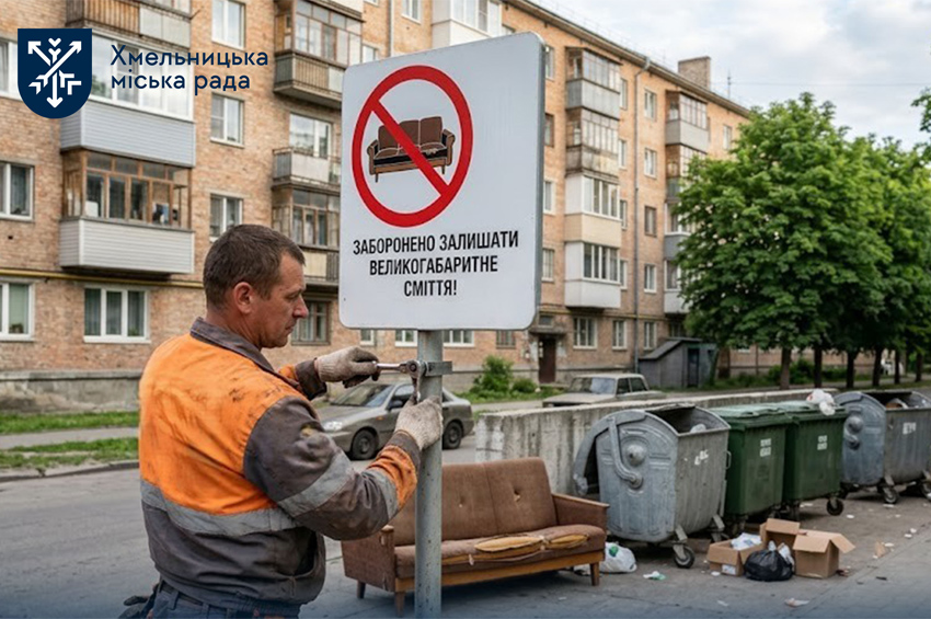 У Хмельницькому нагадали про штрафи за сміття біля контейнерів: куди вивозити непотрібні речі