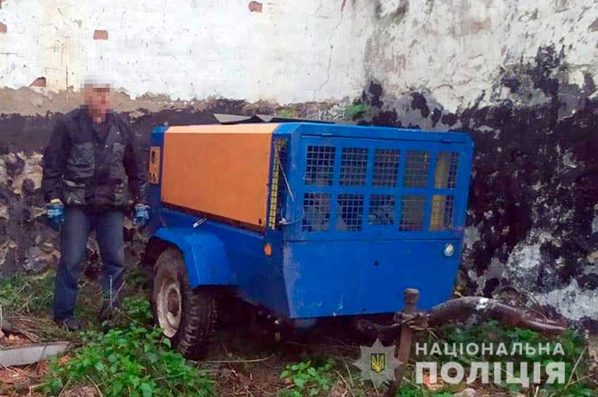 В Старокостянтинові вночі вкрали обладнання, що використовували для ремонту мосту